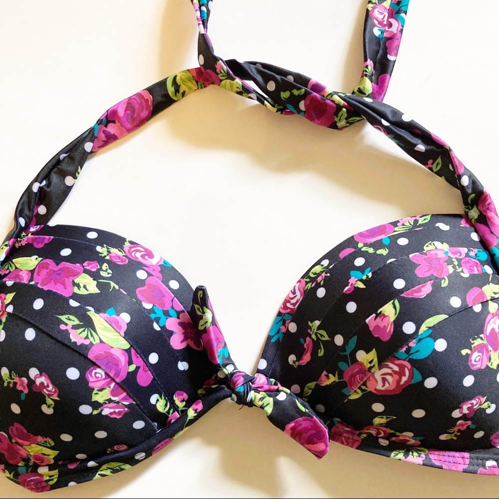 NWOT Black floral high waisted bikini 4XL - Picture 5 of 11